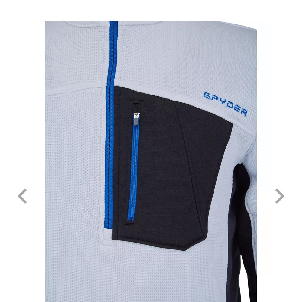 Mens SPYDER 1/2 zip bandit